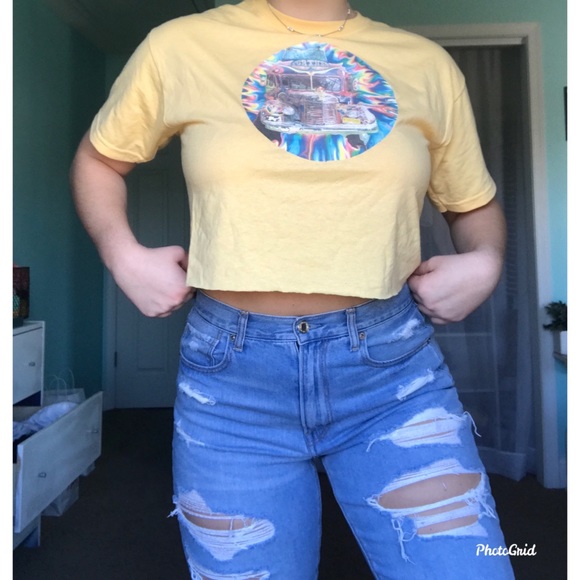 Yellow crop top - Picture 1 of 2
